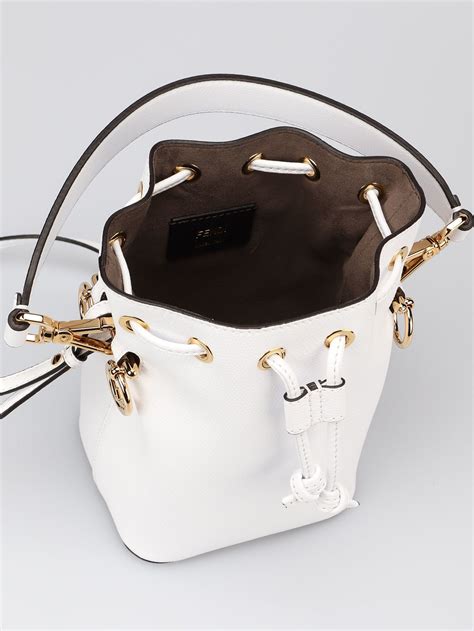 fendi bucket bag white